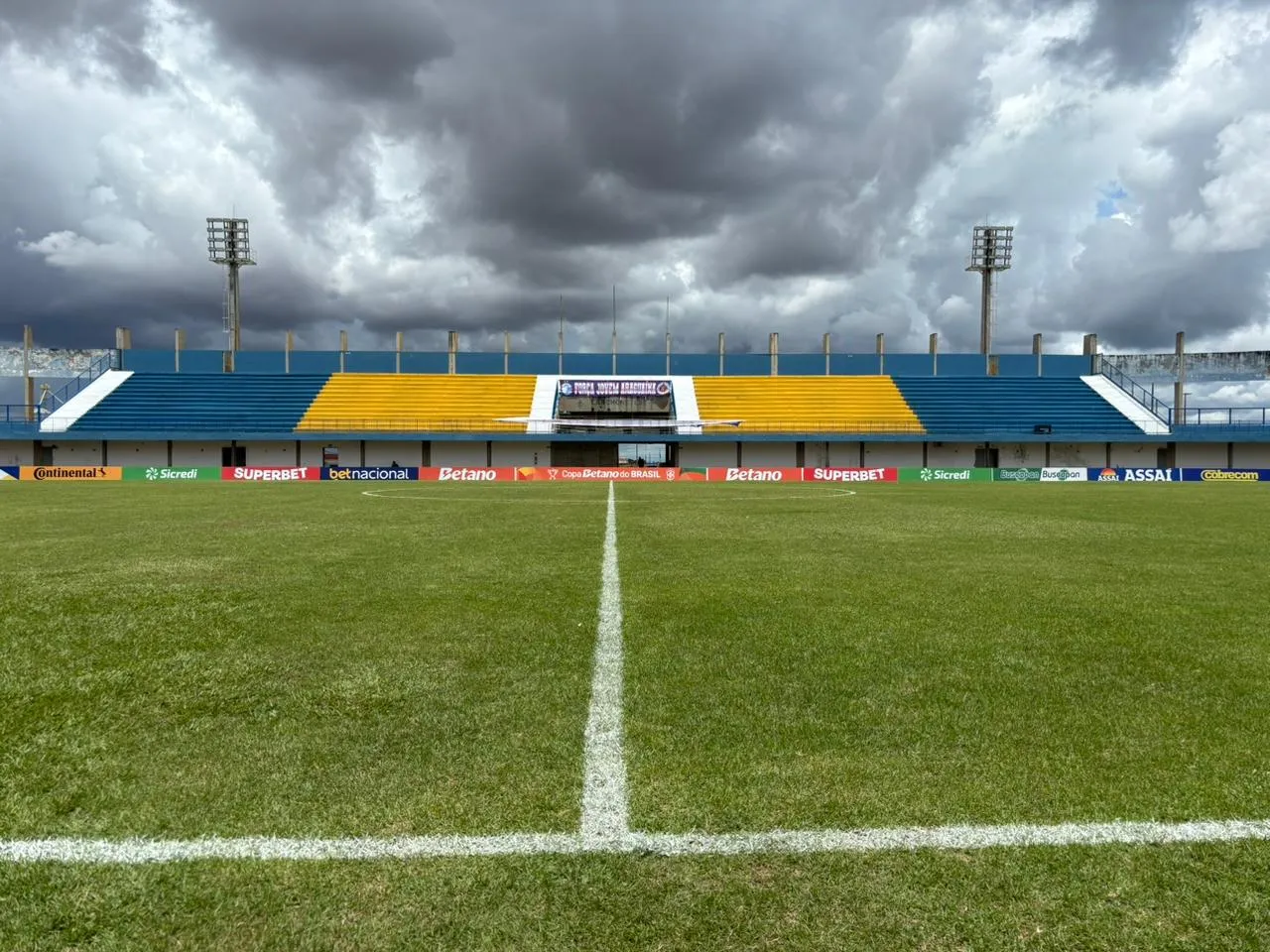 Partida de futebol Araguaína x Operário-MS Copa Verde