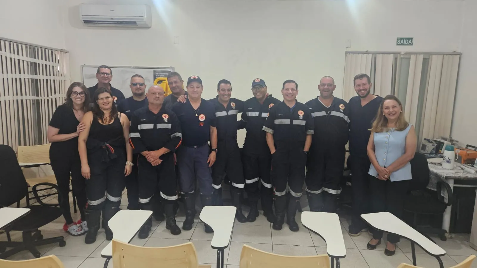 Treinamento Projeto Angels Araraquara, profissionais de saúde, atendimento AVC