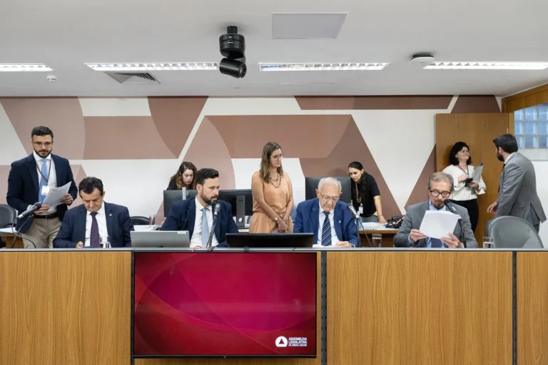 Plenário da ALMG durante votação de reajuste salarial para servidores mineiros