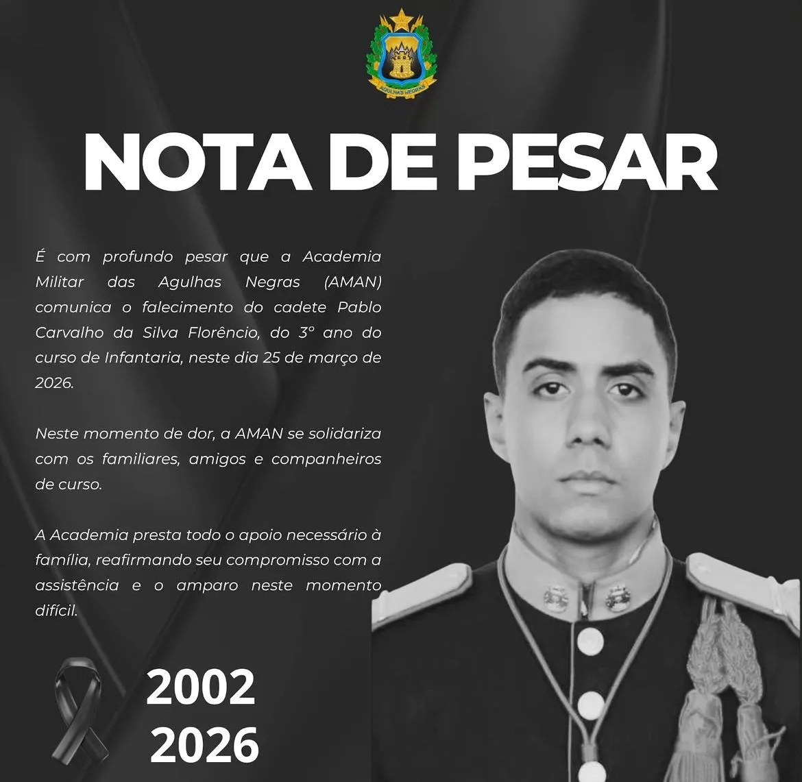 Cadete da AMAN, treino físico, piscina, Resende, incidente