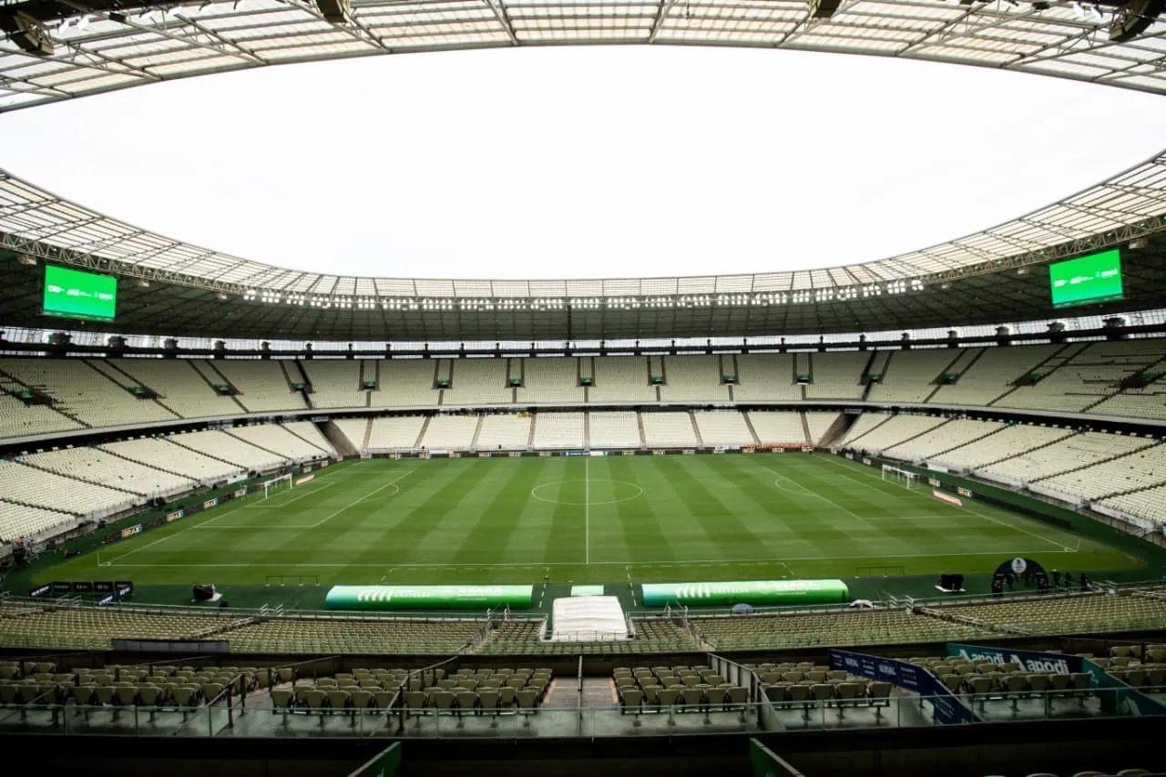 Arena Castelão cheia para o confronto Ceará x ABC