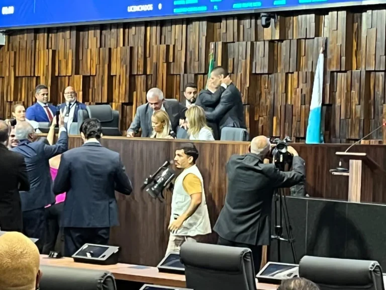 Douglas Ruas, presidente eleito da Alerj, em evento político