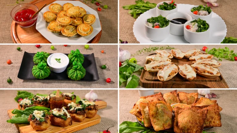 Petisco criativo com verduras em destaque no Comida di Buteco.