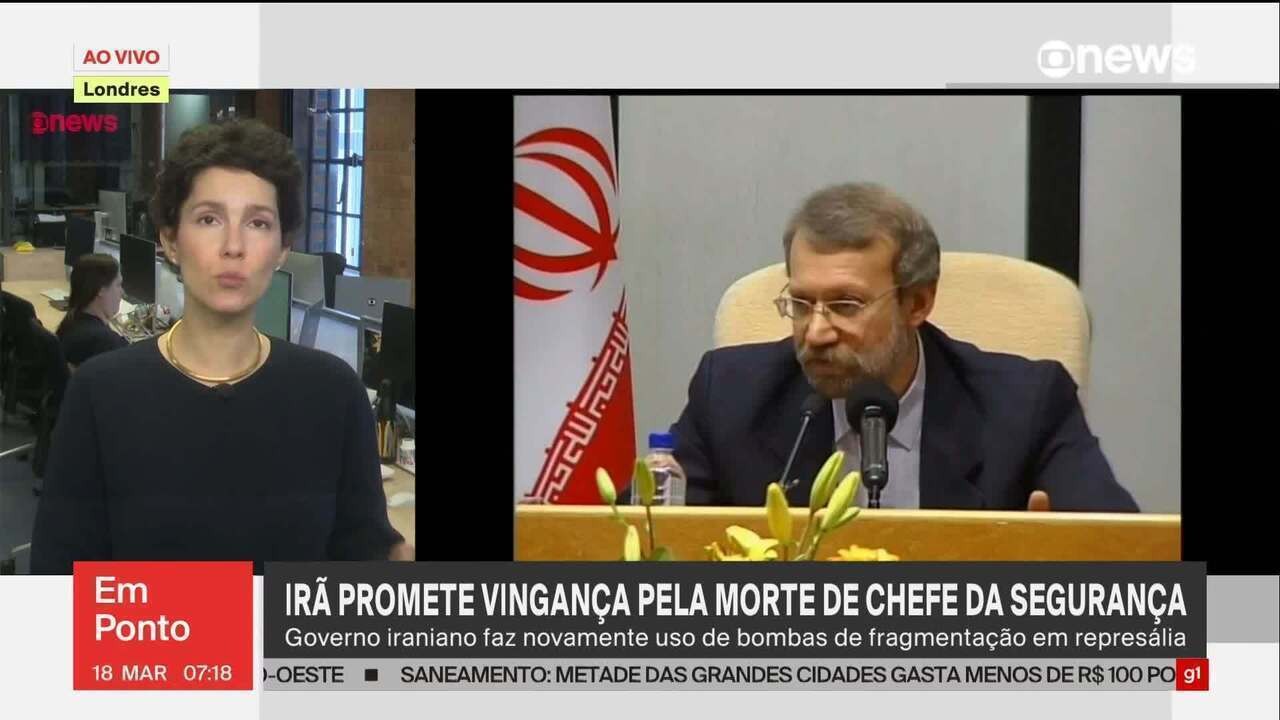 Foto de Mohammad Baqer Zolqadr, novo líder do Conselho Supremo de Segurança do Irã