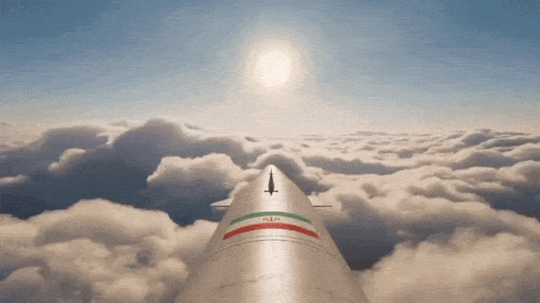 Estátua da Liberdade com cabeça de Baal sendo atingida por míssil em vídeo do Irã