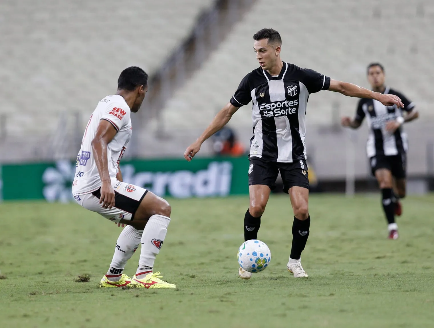 Ceará Escalação provável para o jogo contra o ABC na Copa do Nordeste, jogadores em ação.