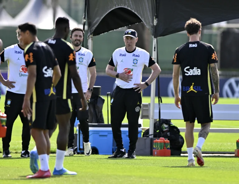 Treino Seleção Brasileira Ancelotti Orlando