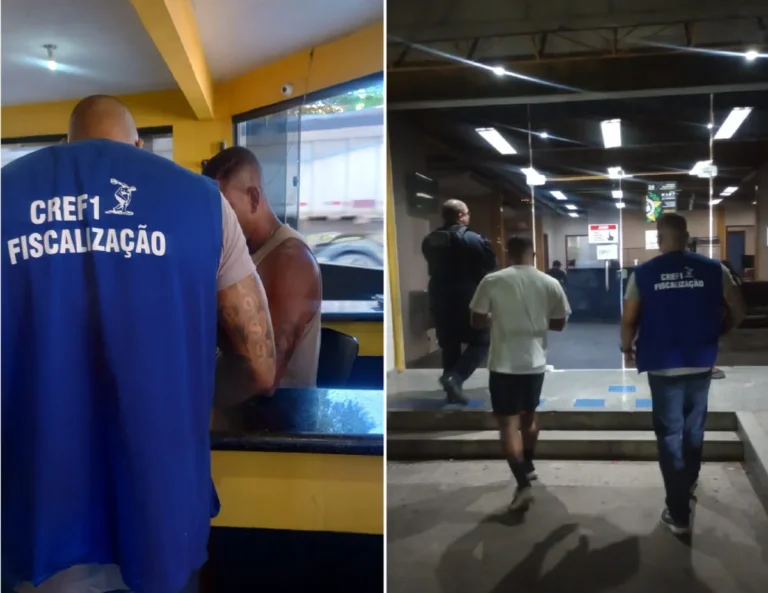 Instrutor qualificado orienta aluno, Atuação Ilegal em Academia prevenida