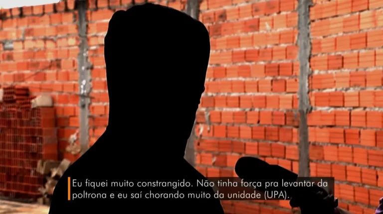 Jovem com diagnóstico de HIV em UPA pedindo privacidade