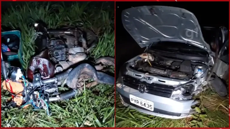 Acidente de moto BR-116 Governador Valadares, batida fatal, morte motociclista