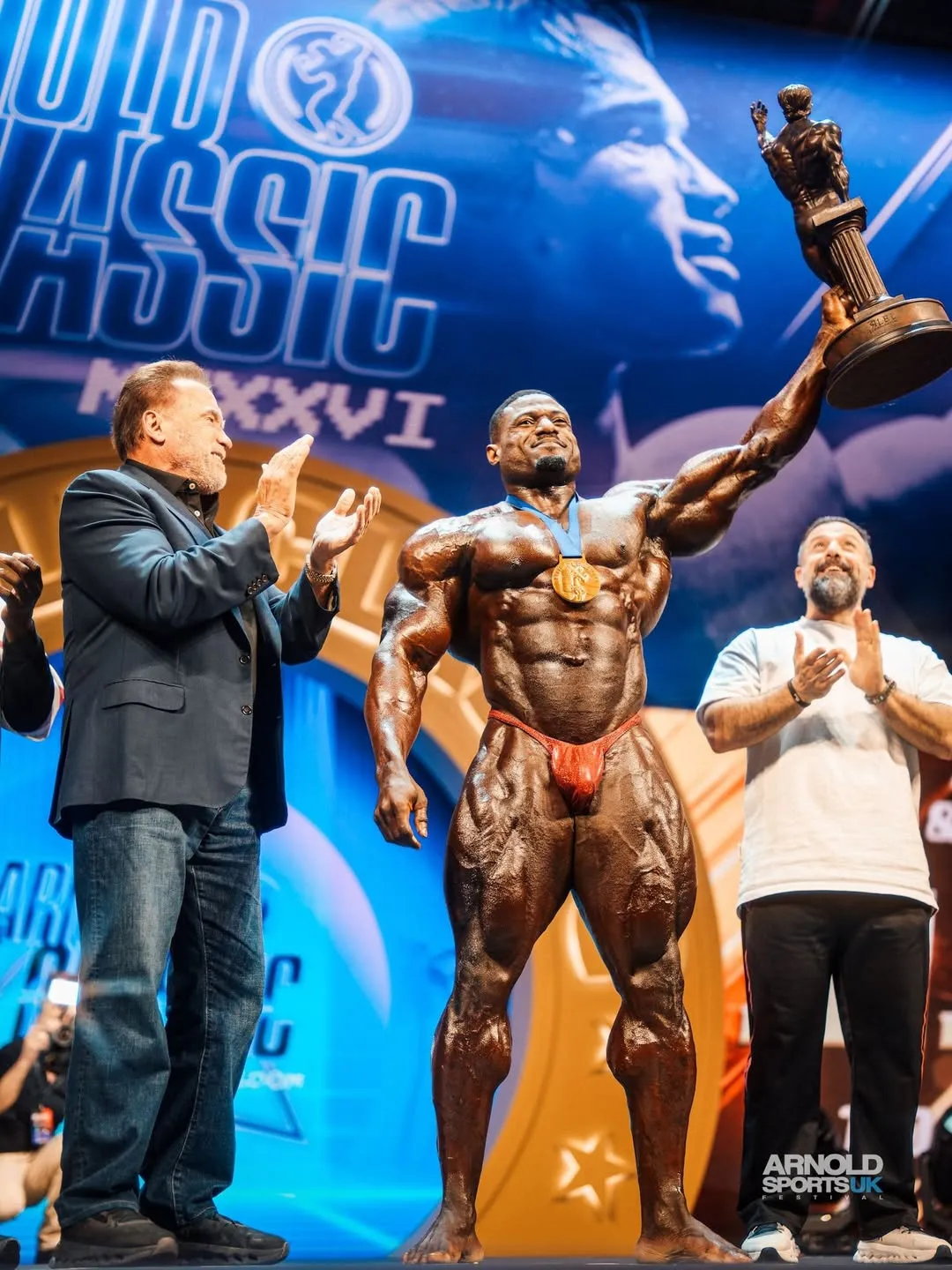 Andrew Jacked, fisiculturista nigeriano, campeão Arnold UK