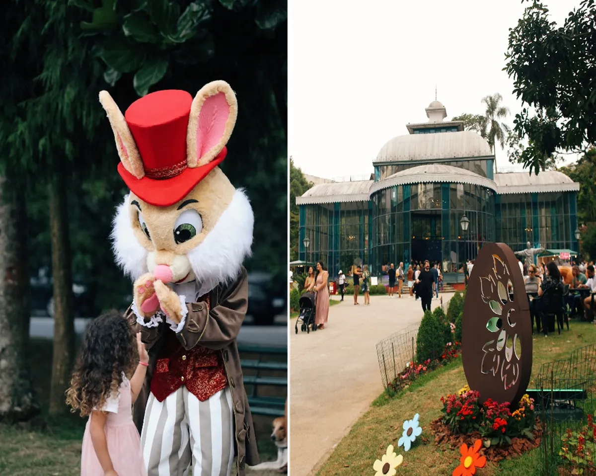 Páscoa Petrópolis no Palácio de Cristal com crianças e atividades