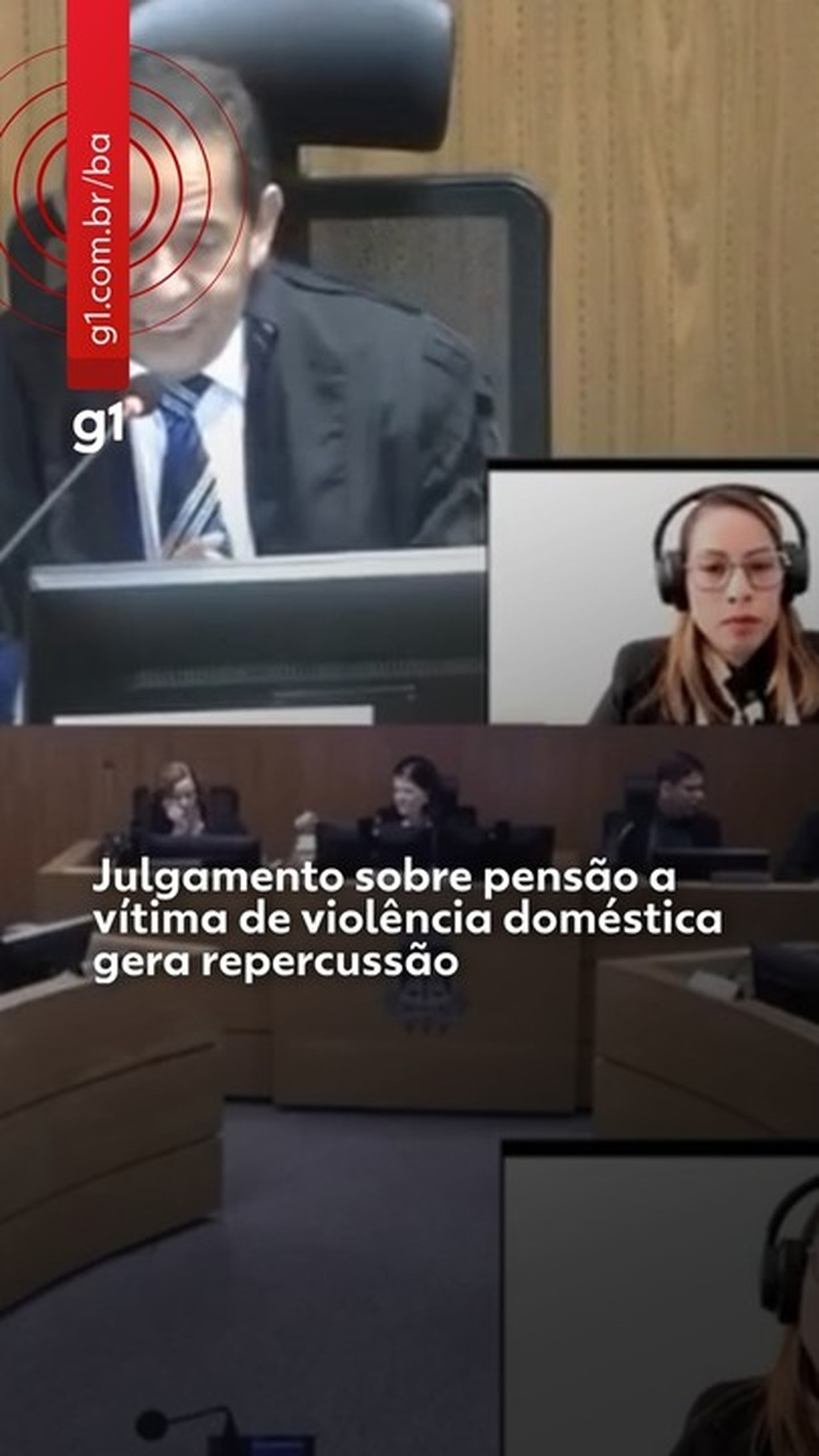 Martelo de juiz em mesa de tribunal durante julgamento de pensão alimentícia