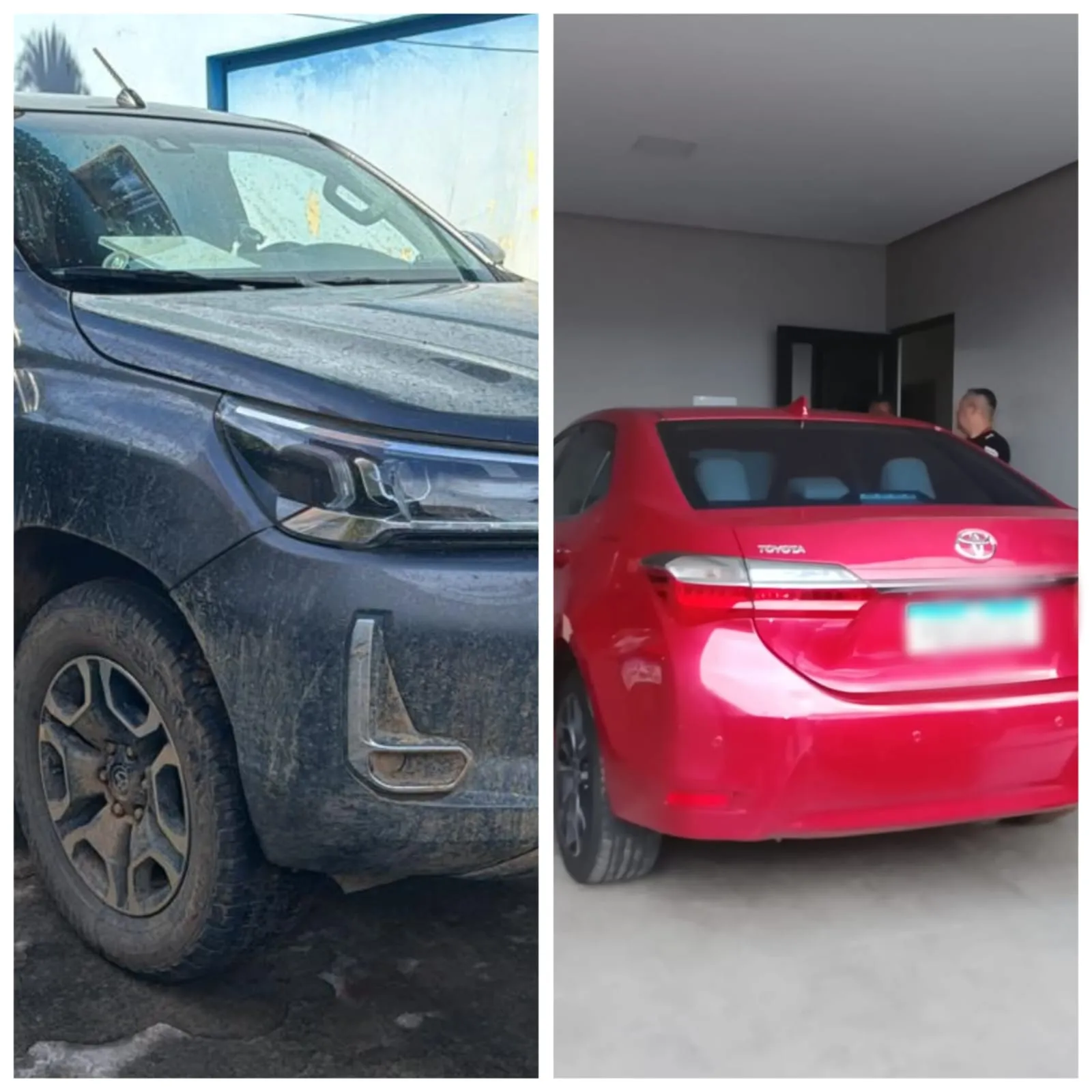 Evidências apreendidas em operação contra lavagem de dinheiro com documentos e dinheiro