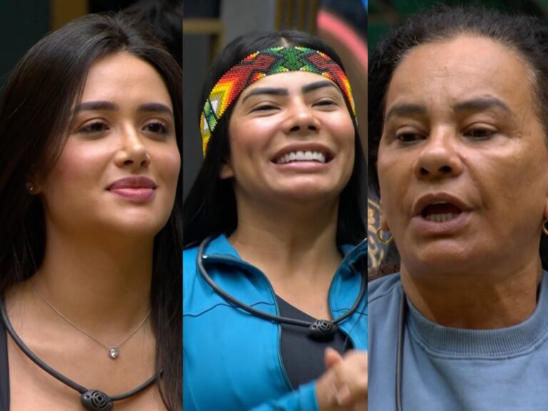 Solange Couto com expressão intensa durante o BBB26