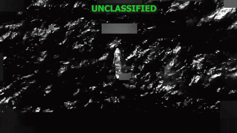 Navio da Guarda Costeira dos EUA em operação contra tráfico no Caribe