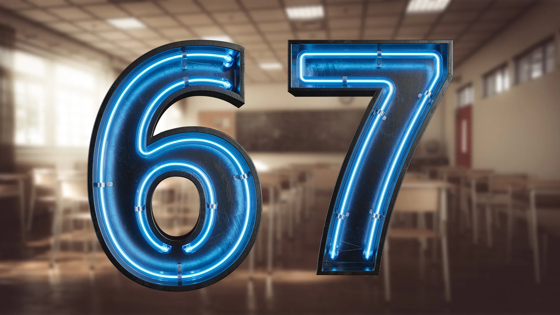 Alunos reagindo ao meme "six seven" em aula de inglês, professora frustrada