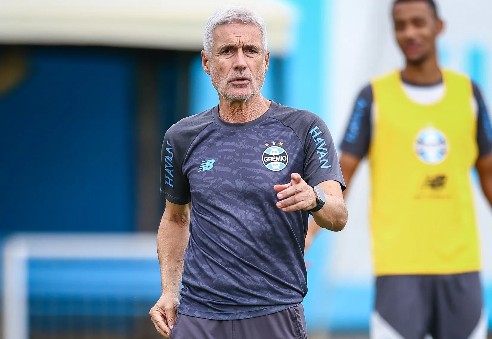 Luís Castro Grêmio treino tático Coritiba