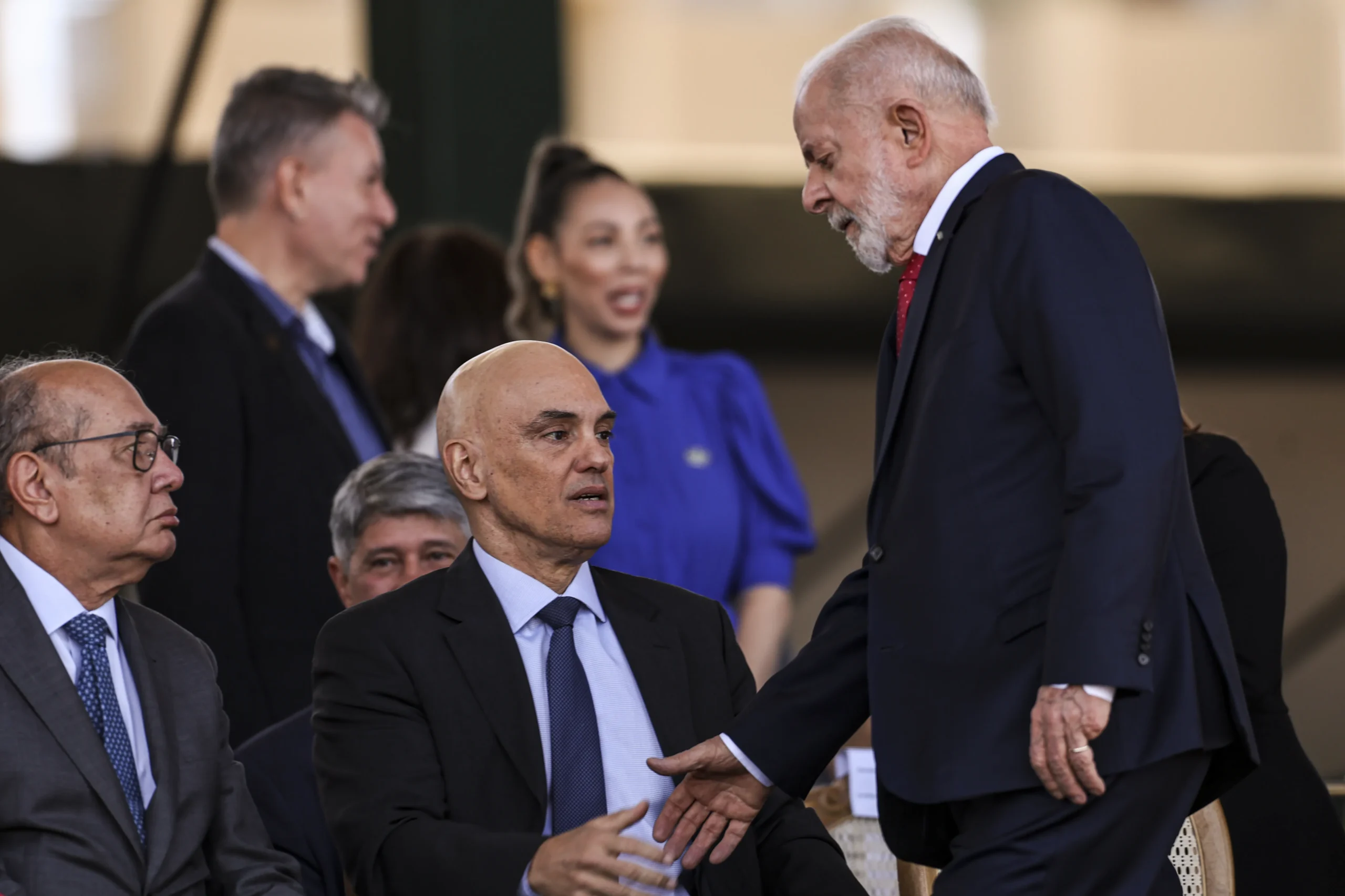 Lula e o STF: Presidente e ministro do Supremo em evento