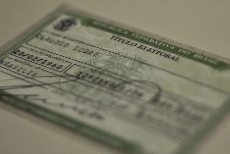 Pessoa com título de eleitor irregular em processo de consulta ou regularização