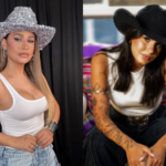 Ana Castela e Simone Mendes se abraçando e rindo nos bastidores de um evento musical