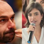 Ministro André Mendonça em sessão do STF, com processo de difamação