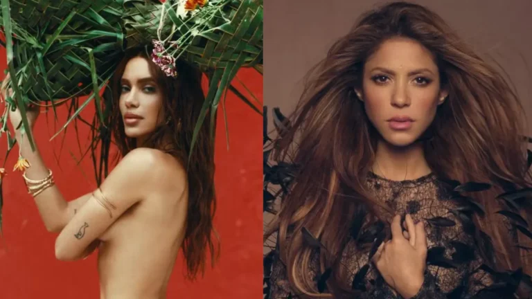 Anitta e Shakira juntas em foto promocional para a música 'Choka Choka'