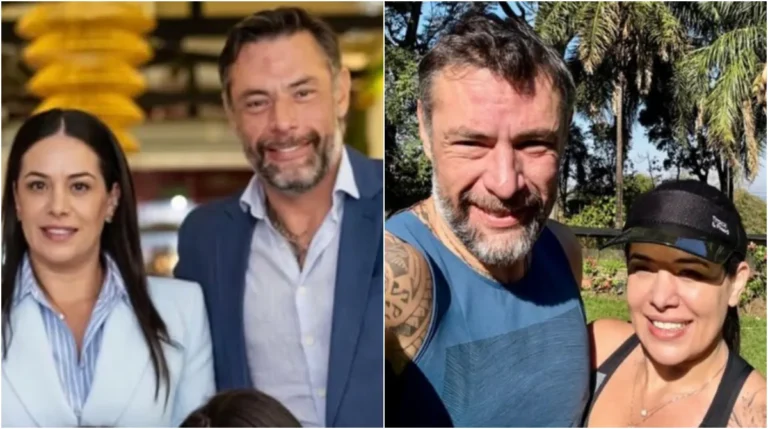 Fernando Marangoni ferido em vídeo sobre violência doméstica