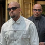 Rapper Kanye West em show ao vivo