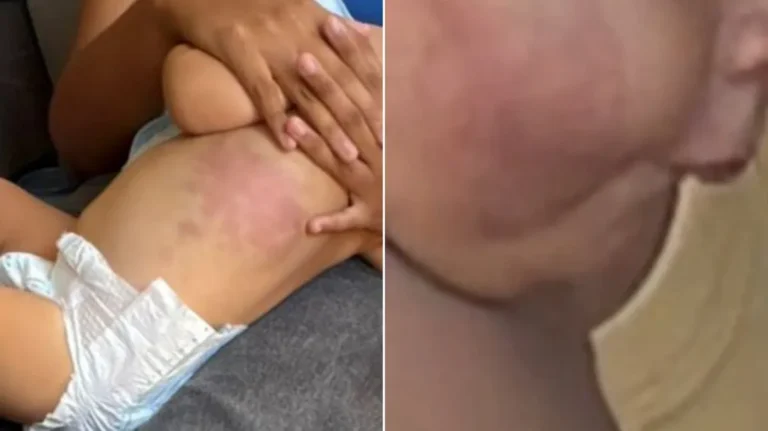 Policial pensativo em delegacia, investigando caso de tortura infantil em Arraial do Cabo