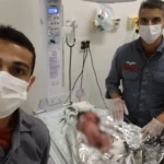 Bombeiros de Jundiaí com doações para família após parto