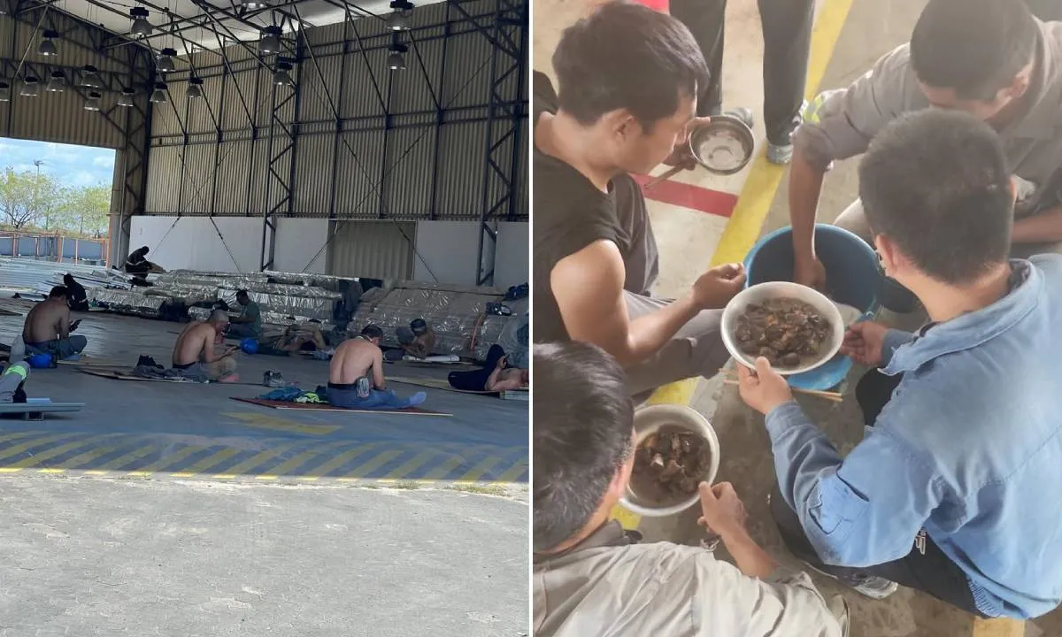 Carro elétrico BYD em frente a obra, com simbolismo de justiça e trabalho, após decisão de retirada da lista suja.