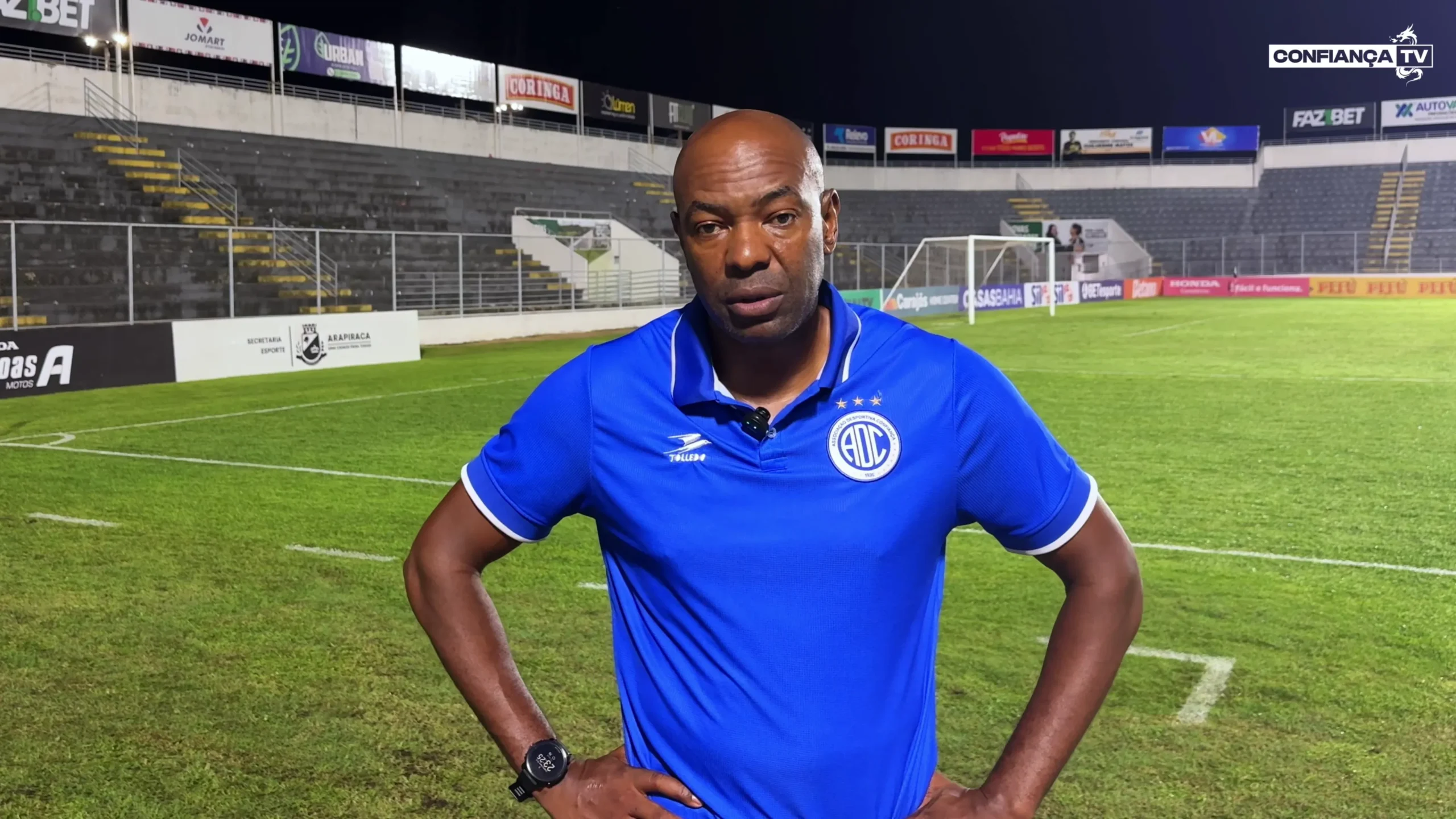 Jogadores do Confiança em comemoração após gol de Mateus Ludke contra o ASA pela Copa do Nordeste.