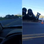 Carreta de sal tombada, BR-356, Bom Jesus do Itabapoana, acidente rodovia, sal espalhado