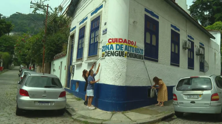 Faixas de alerta de dengue e chikungunya em Santa Teresa, Rio de Janeiro
