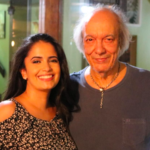 Erasmo Carlos e Fernanda Esteves juntos, antes da disputa pela herança