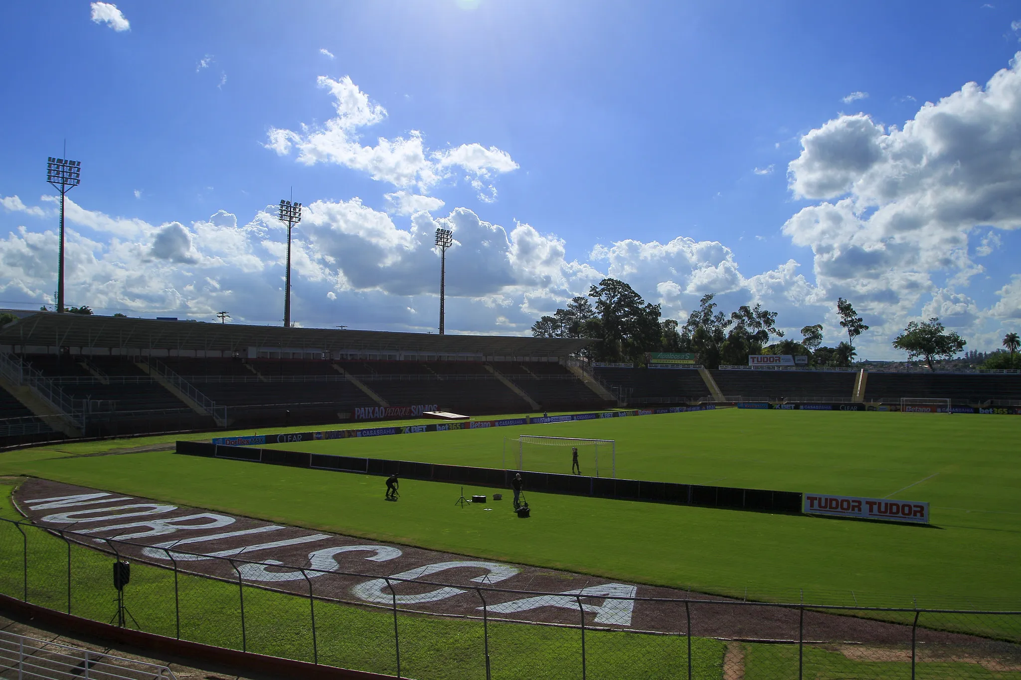Partida de futebol Noroeste contra XV de Piracicaba Série D em Bauru