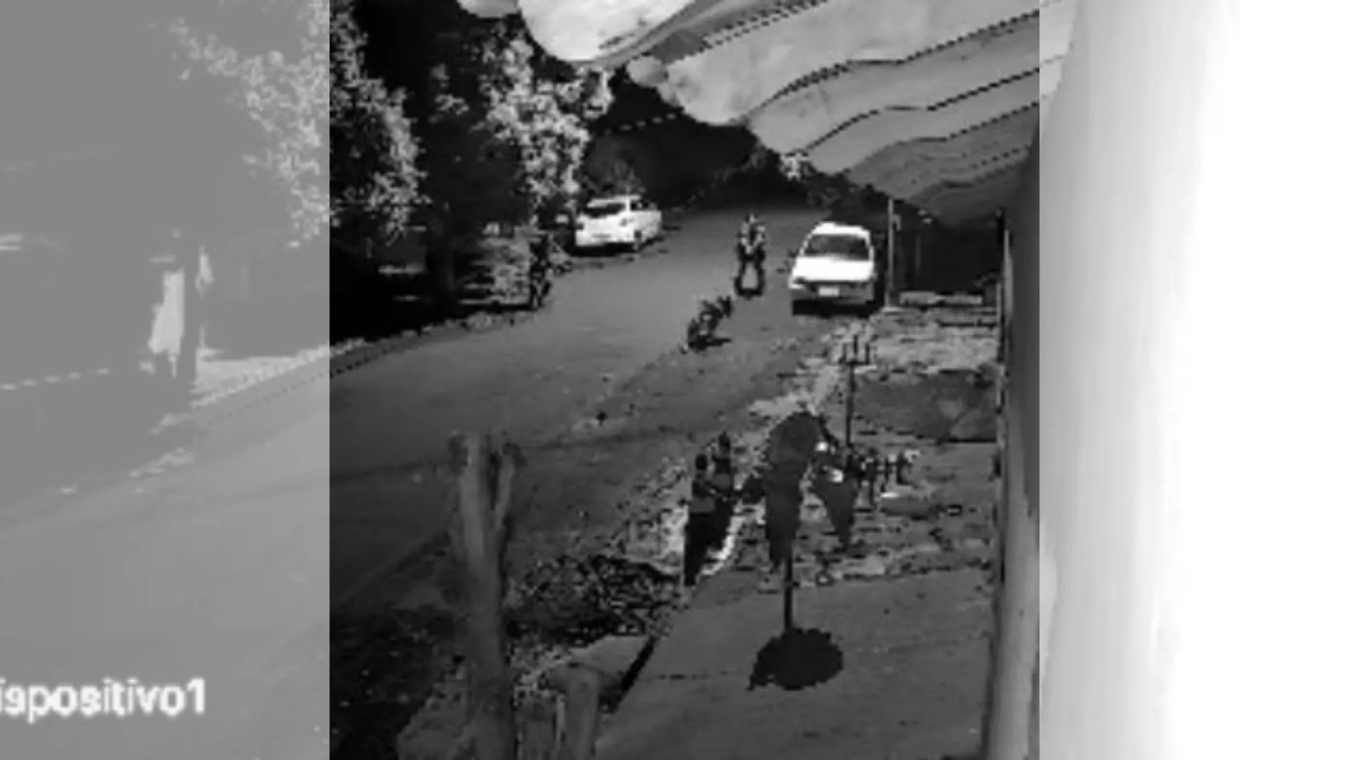 Câmera de segurança registra abordagem policial em Lins com celular confundido com arma e homem baleado