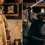 Águia e gato estilizados com fundo de IA, representando o uso de tecnologia na propaganda de conflitos entre EUA e Irã.