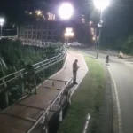 Ciclovia Tim Maia fechada devido a ondas altas no litoral do Rio de Janeiro