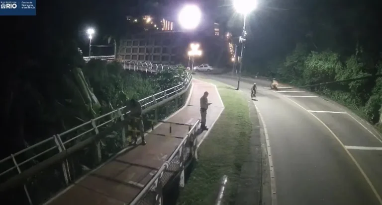 Ciclovia Tim Maia fechada devido a ondas altas no litoral do Rio de Janeiro