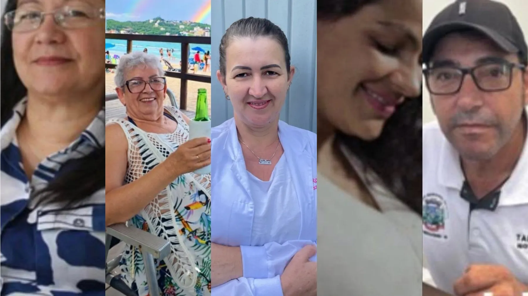 Carro da saúde acidentado na PR-158 com equipes de resgate