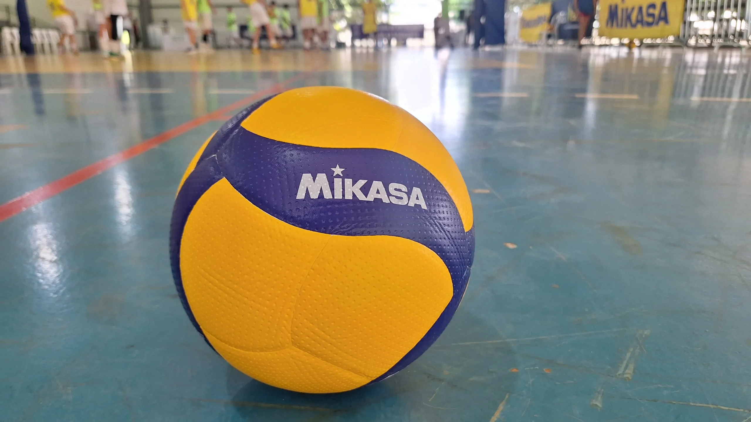 Jogadores de vôlei juvenil em partida, Campeonato Acreano de Vôlei Sub-18