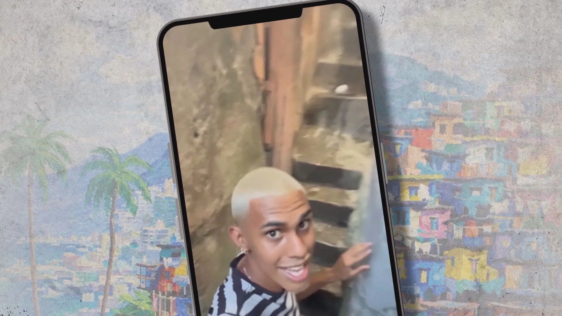 Ruan Gabriel filma o dia a dia na Rocinha
