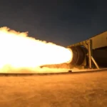 Teste de motor de foguete de combustível sólido da Coreia do Norte