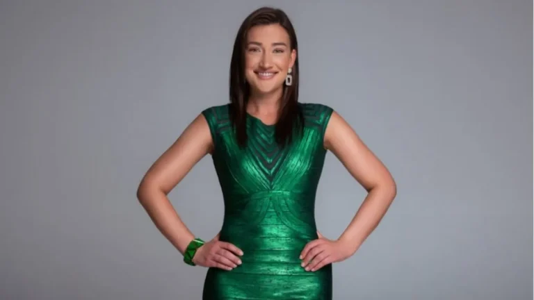 Retrato de Annabella Lovas, influenciadora húngara, e paisagem das Ilhas Canárias, cenário de sua investigação.