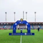 Partida de futebol entre CRB e Juventude pela Série B do Brasileiro