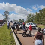 Engavetamento BR-040 Nova Lima, criança ferida, acidente múltiplos veículos