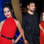 Sandy e Pedro Andrade, namorado da cantora, sorrindo juntos