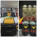 Polícia Militar apreendendo dinheiro em carro na BR-040 em BH